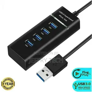 USB Hub 4 Port USB Hub Splitter Expansion Laptop Adapter