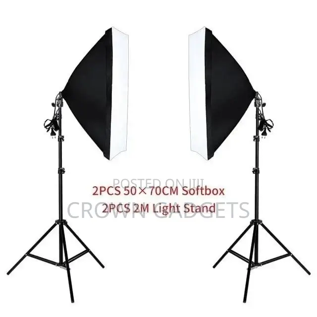 2PCS Studio Softbox 50 * 70cm