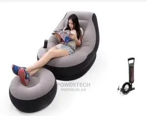 Brand New Inflatable Seat With Footrest