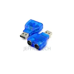 Generic USB Male to Dual PS2 Female Adapter Converter