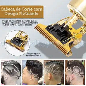 Rechargeable T9 Baldheaded Hair Clipper Electric Hair Trimme