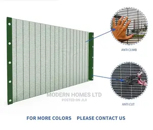 High-Security 358 Anti Climb Fence Welded Mesh Fencing