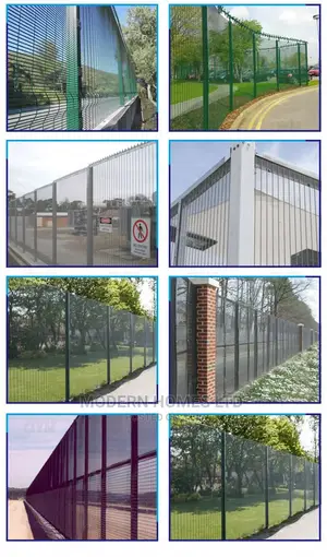 Galvanized High Security Clear View Fence