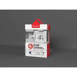 Excellent 4X 2 USB Port Fast Charger for Smartphone