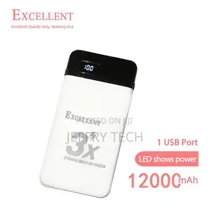 Excellent 12000mah Power Banks Portable LED Indicator