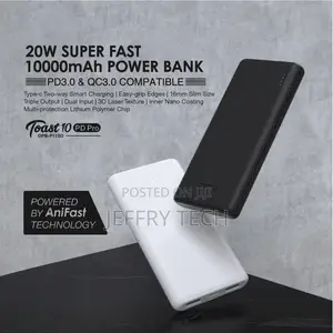 Oraimo PD Pro 20W Smart Power FAST CHARGING Power Bank