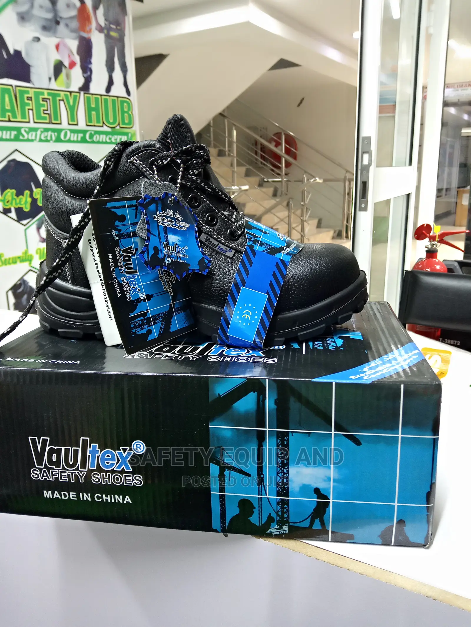 Vaultex Black Industrial Boots