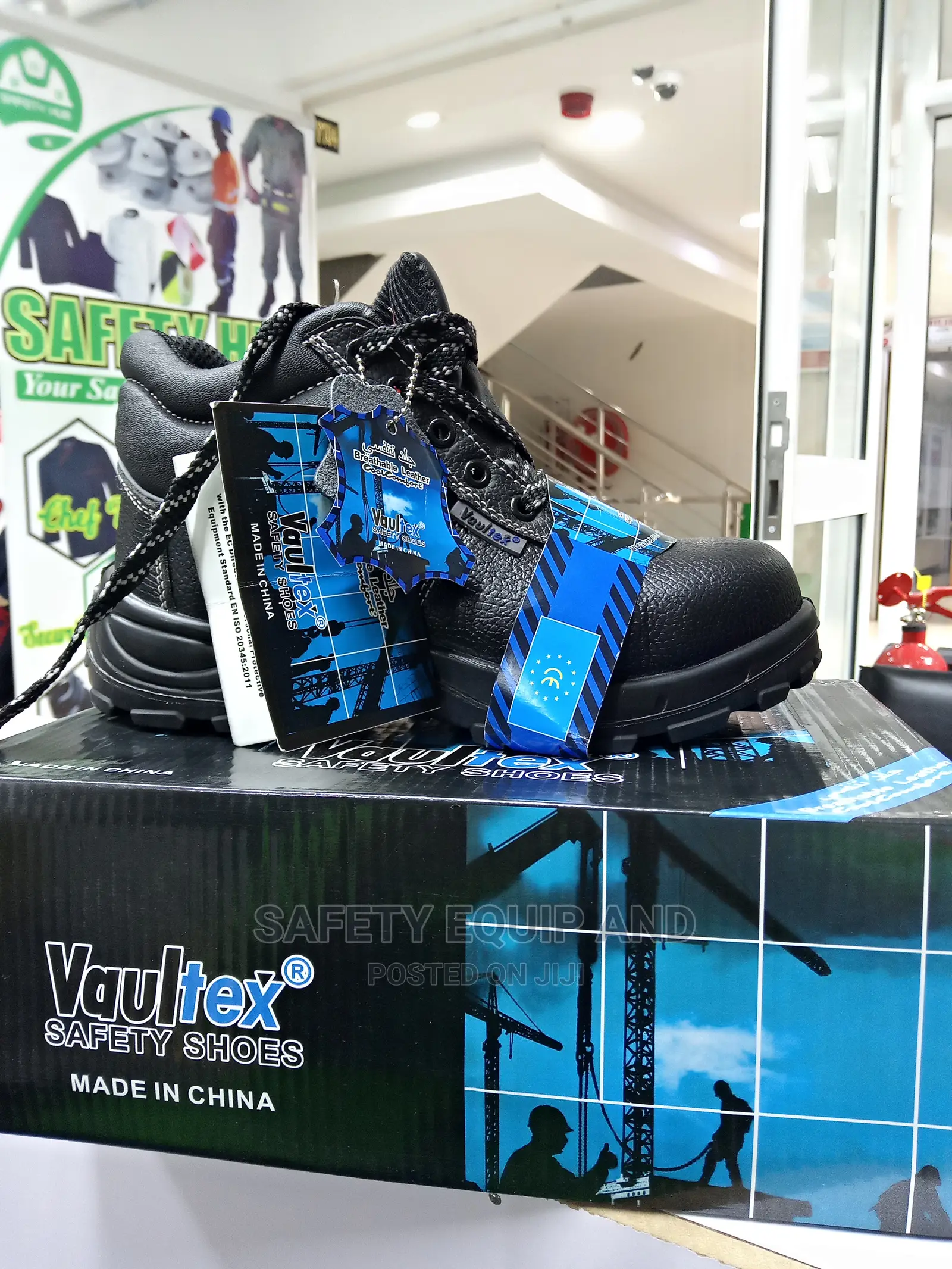 Vaultex Black Industrial Boots