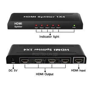 4K HDMI Splitter 1x4 Supports Full HD 4K 3D for Apple TV P