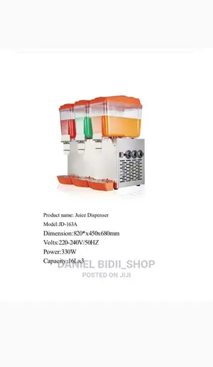 Triple Juice Dispenser 330watts
