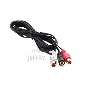 1RCA Male to 2RCA Female Stereo Audio Video Y Adapter for Ca