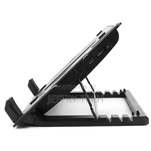 Laptop Cooling Stand Metal Mesh Surface With Silent Fan
