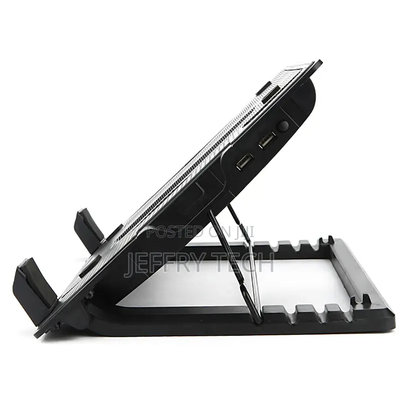 Laptop Cooling Stand Metal Mesh Surface With Silent Fan