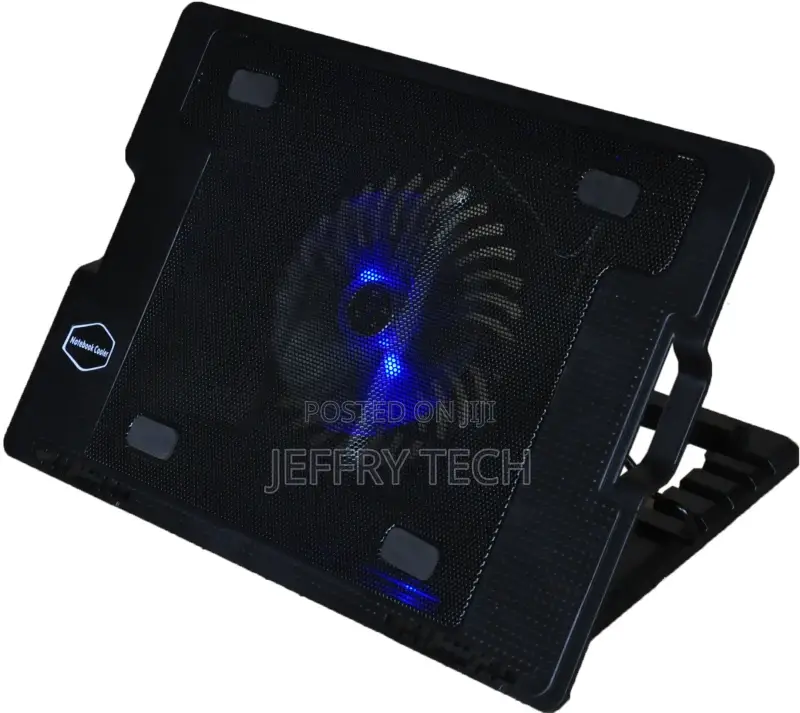 Laptop Cooling Stand Metal Mesh Surface With Silent Fan
