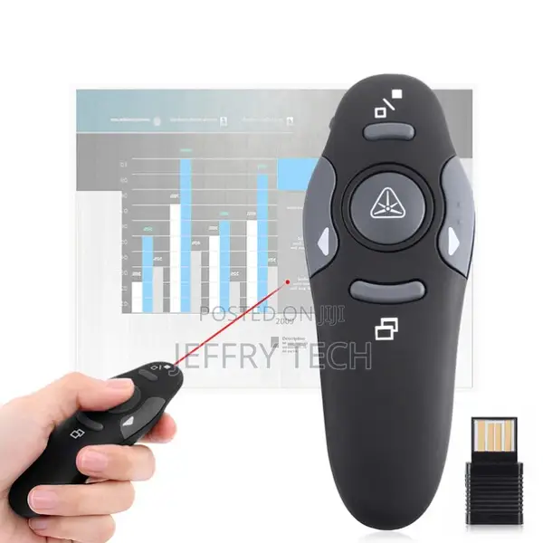 Custom Logo Print 2.4G PPT Presentation Laser Pointers Remot