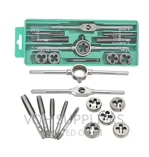 12pcs M6 to M12 Tap and Die Set With Wrench Handle