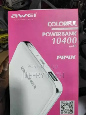 Awei P84K 10400mah ROHS Certificated Portable Power Bank For Ios & And