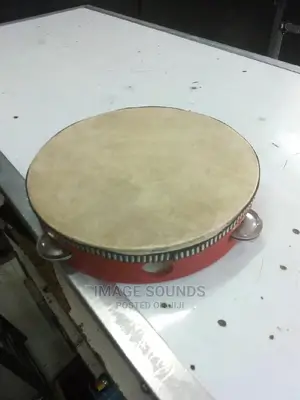 Wooden Tumborine 8"