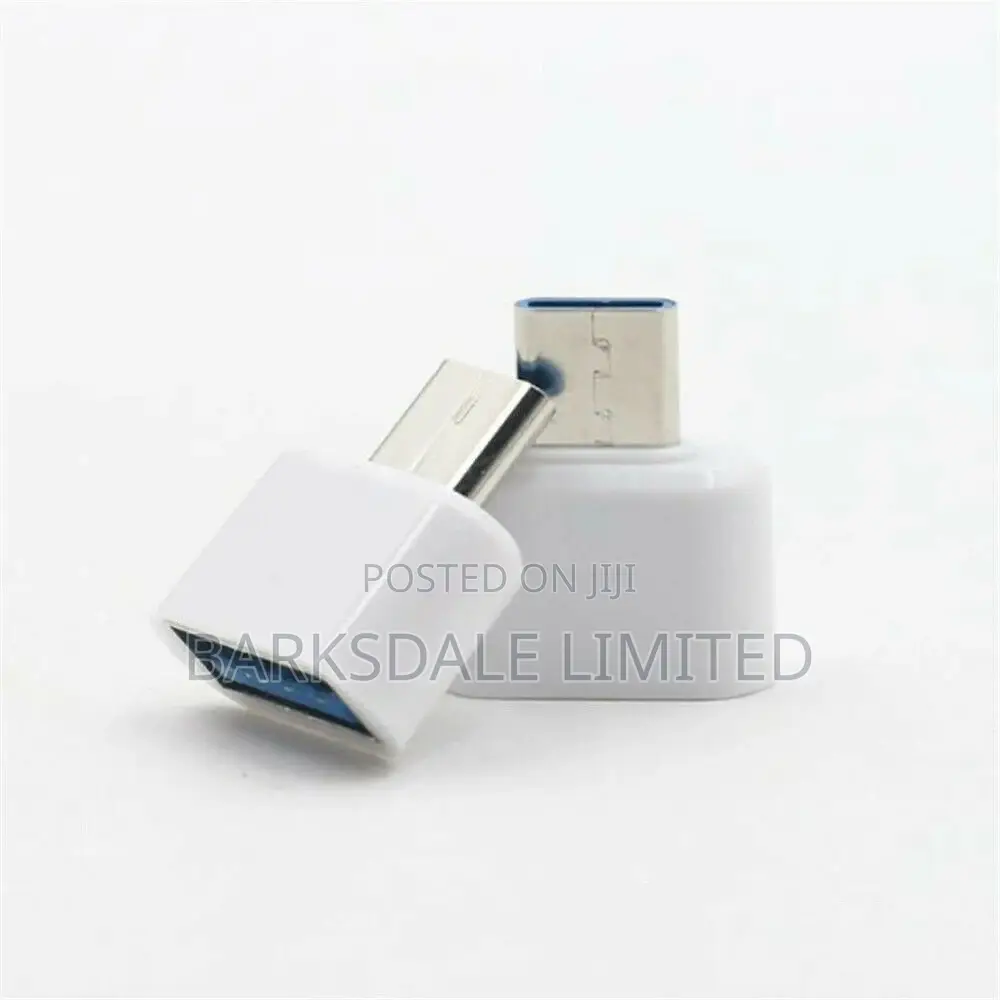 Type C Otg Usb White Adapter Connector White Smart Phone
