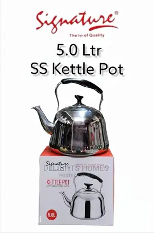 Signature Stainless Steel Kettle Pot 5ltrs