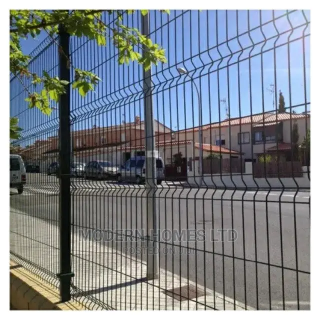 Clear Anti-Climb Galvanized Fence