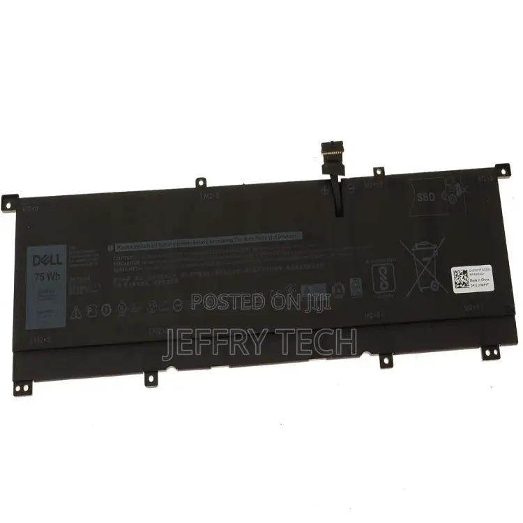 Replacement 6-Cell 75wh Laptop Battery Cell for Dell XPS 15