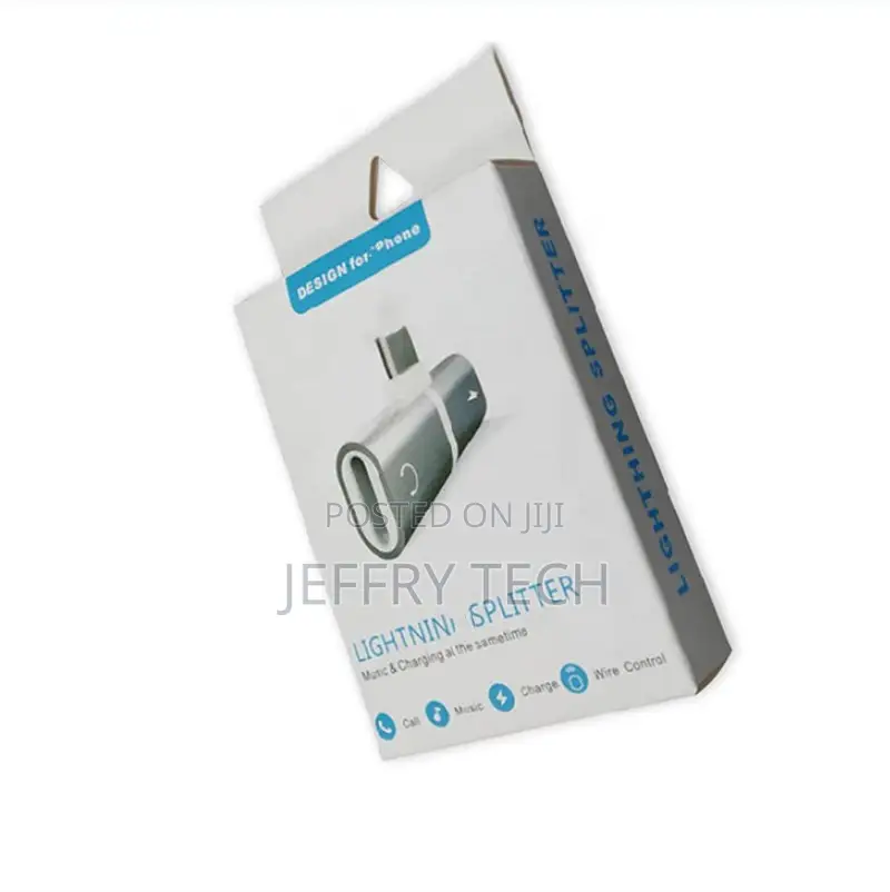 Apple Dual 8pin Lightnin Audio Adapter, iPhone Headset Cable
