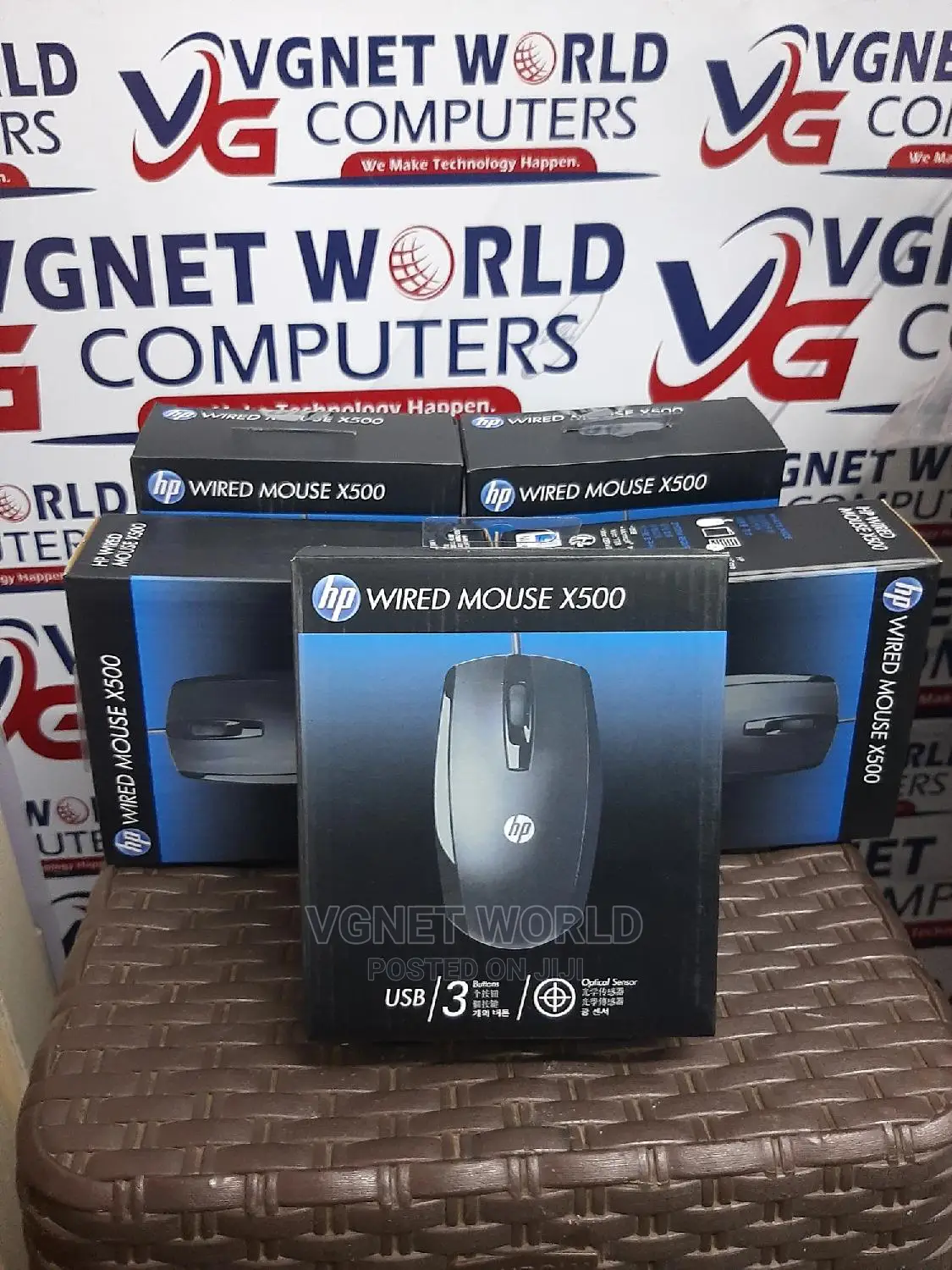 Hp Wired Mouse X500