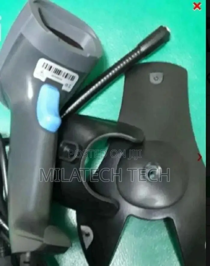 USB Wired Handheld Bar Code Scanner Reader With Stand