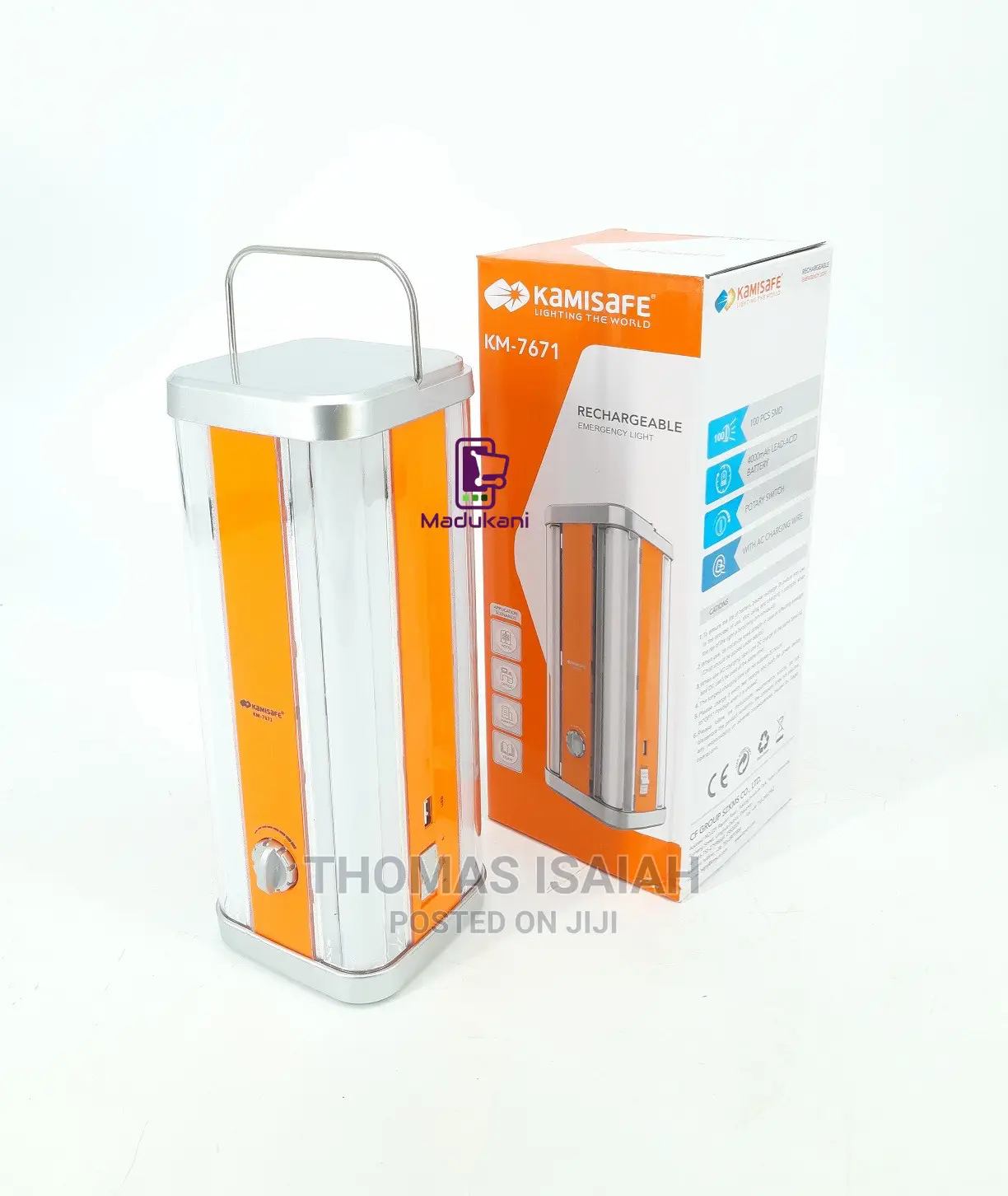 Kamisafe KM-7671 Rechargeable Emergency Lamp
