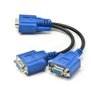 VGA to 2VGA and PS2 Video Cable Adapter/ Splitter