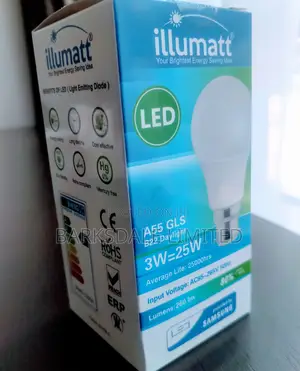 LED BULB B22 A55 GLS 3w Watts 260lm 120ma Daylight Pin Type