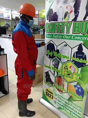 Blue and Red Cargo Safetywear (Industrial)