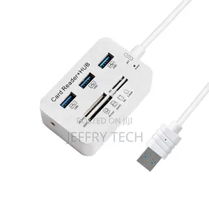 Multifunction Hub 2.0 + Card Reader Sd Card Memory Stick Ada