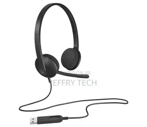 Logitech H340 USB Head Set, With USB Jack, 1.8m Long, Suppor