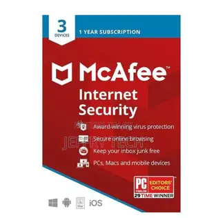 McAfee Protection Activation Key 1 Year 3 Device McAfee Ant
