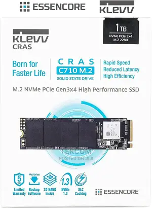 Klevv CRAS C710 INTERNAL SSD M.2 Pcie Gen 3*4 Nvme 2280 512G