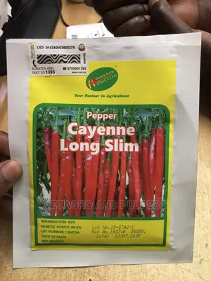 Pili Pili Seeds (Cayenne) 25gm