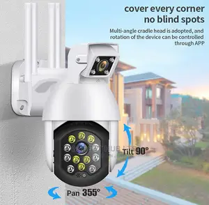 Dual Lens CCTV Wifi Camera Dual Lense Two Cameras in One