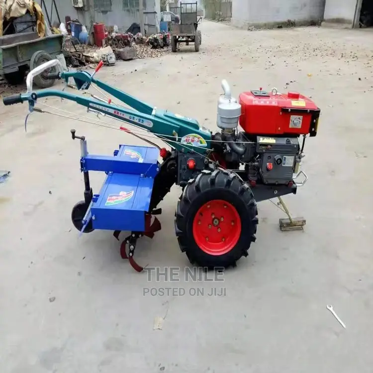 Walking Tractor With Plow