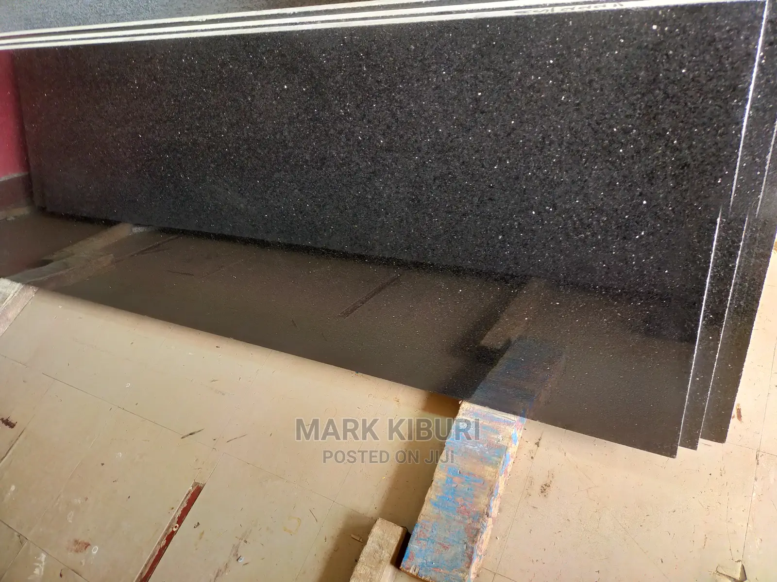 Black Galaxy. Granite. Slab
