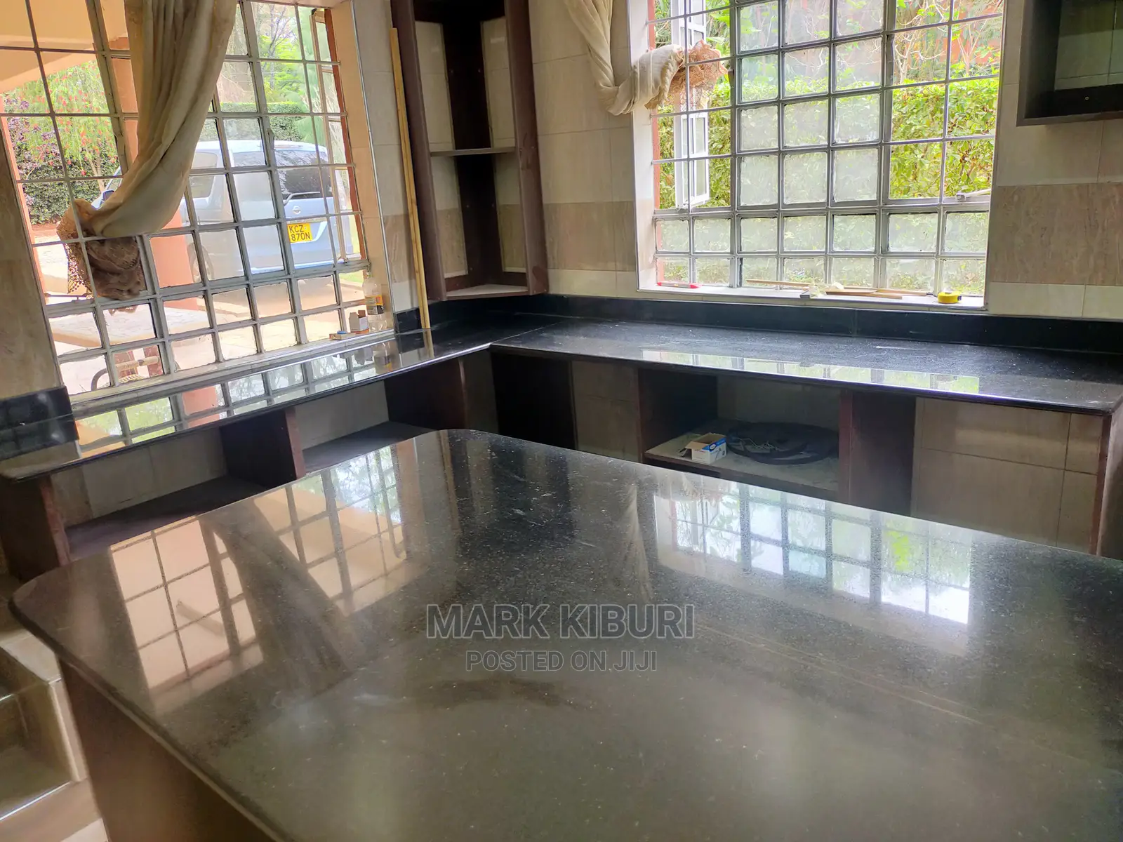 Black Galaxy. Granite. Slab