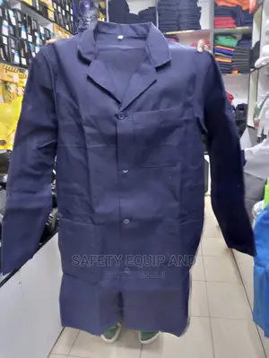 Plain Navy Blue Industrial Safetywear