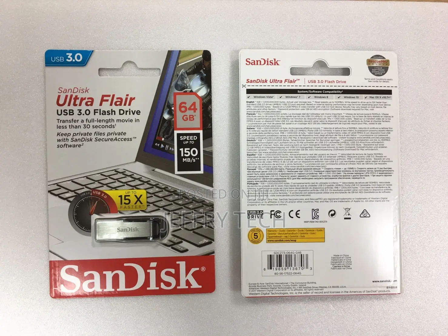 Durable Ultra Flair Sandisk USB 3.0 16GB