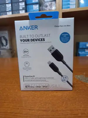 Anker Powerline 3 Usb a With Lightening Connector