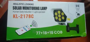 Solar Dummy Camera Outdoor Light Motion Sensor Security