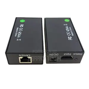 4K HDMI Extender 60m HDMI TO RJ45 Adapter With Black Color
