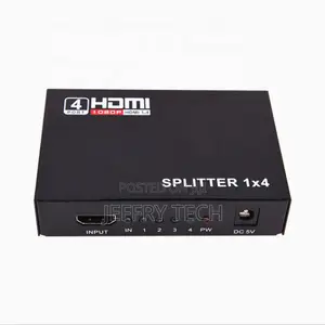 HD Videos 1080P 3D 4 Port HDMI Splitter 1 in 4 Out With AC P