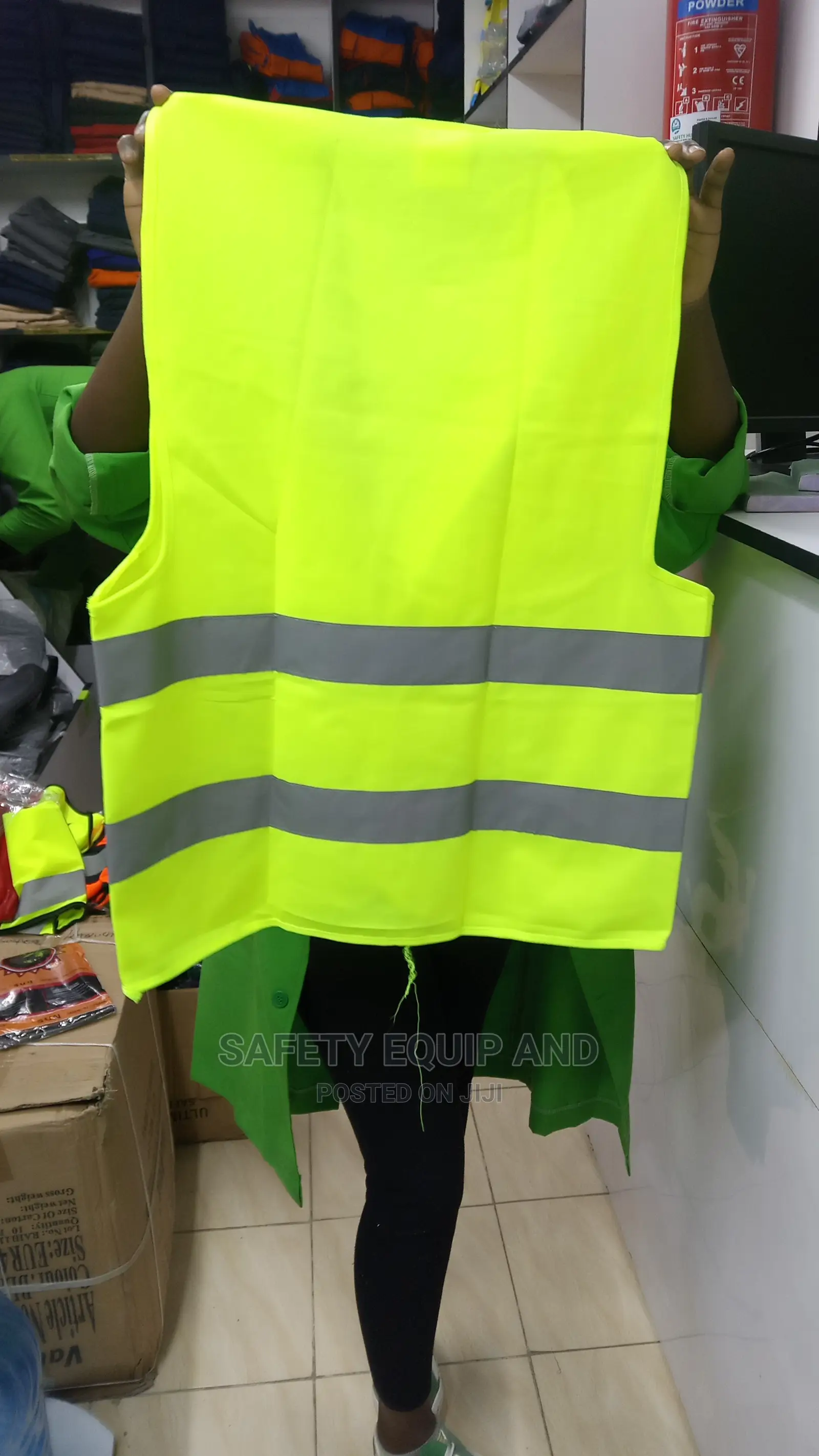 Reflective Vest-Hot Green