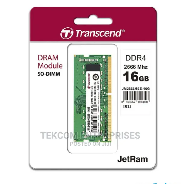Transcend Laptop RAM DDR4 16GB 2666